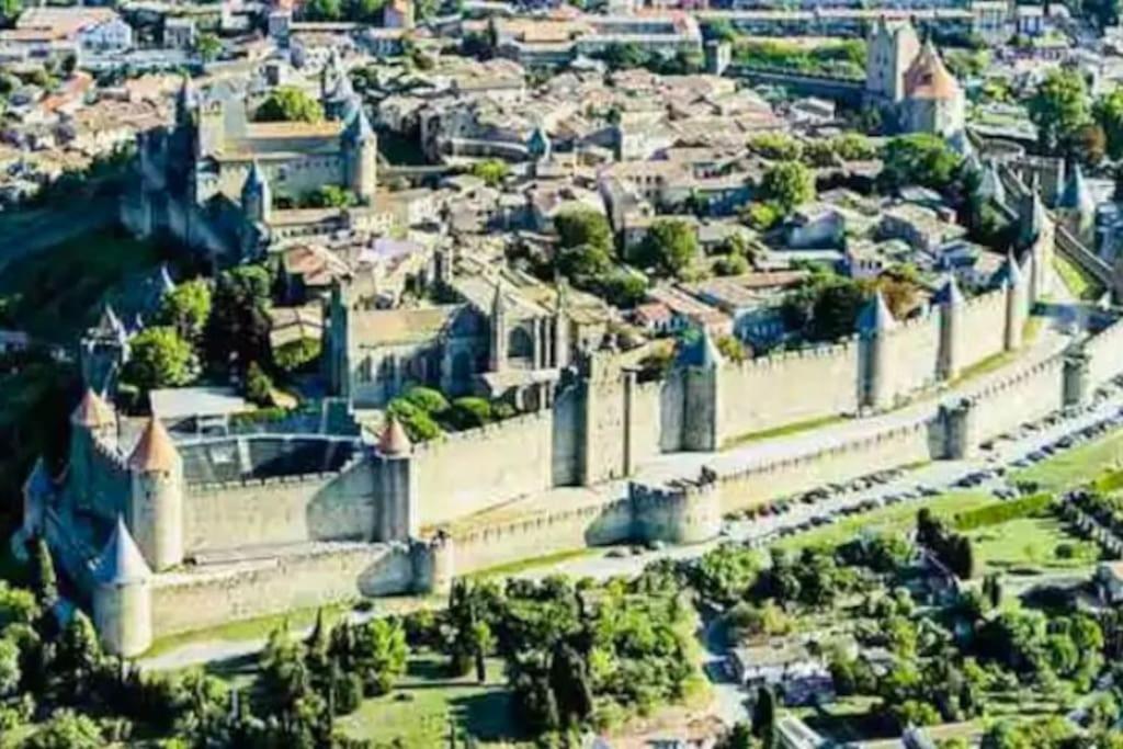 Appartement T2 Avec Vue Chateau Carcassonne Ngoại thất bức ảnh